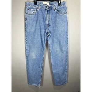 Levi's 550 Jeans Mens 36x34 Mid Blue Wash Denim Relaxed Fit